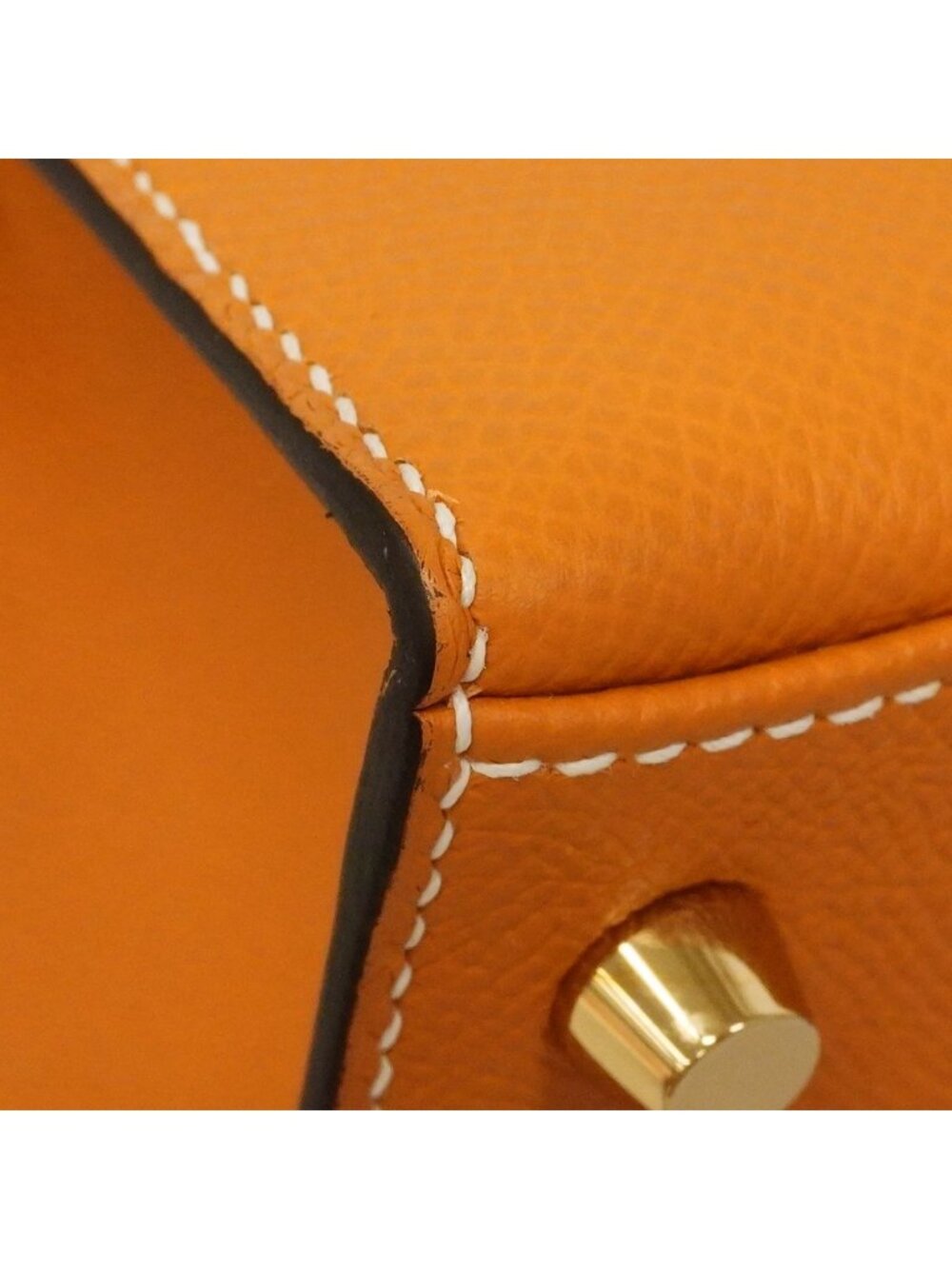 Hermes Handbag Kelly 28 Veau Epsom Gold 2-Way - Picture 6 of 10